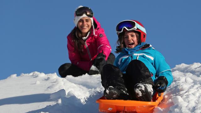 Hiver-neige-luge